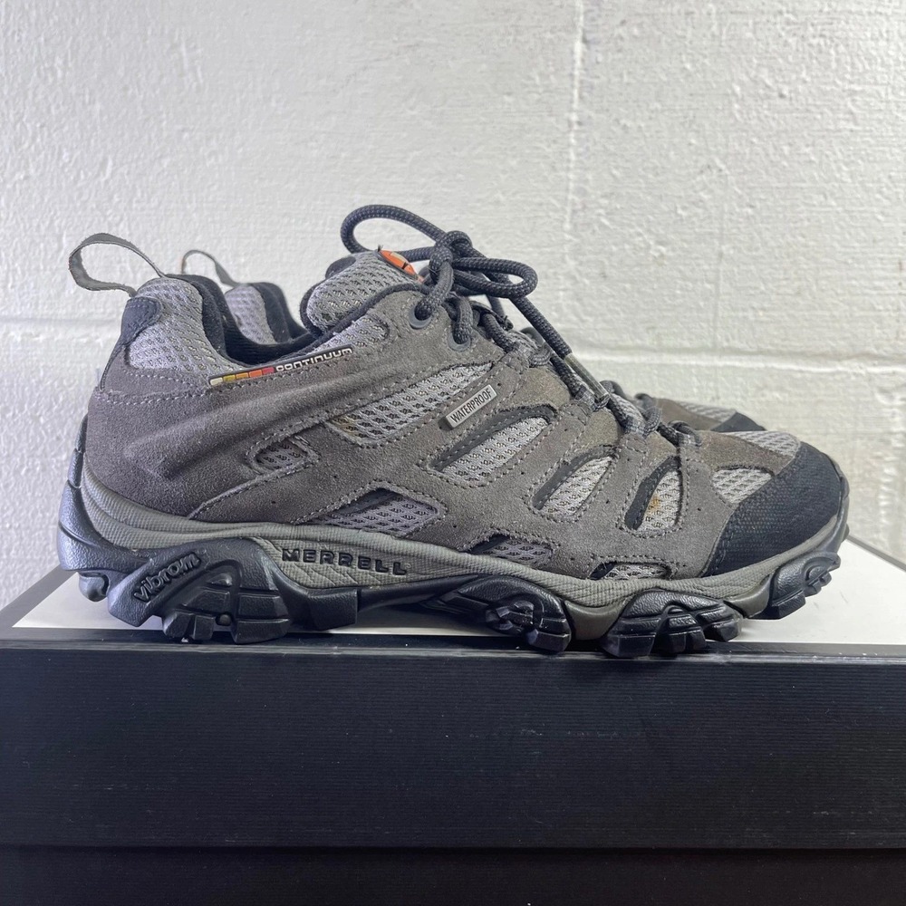 Merrell Moab Beluga J88629 Gray‎ Outdoor Trail Hiking Shoes Sneakers Men's 8 US
